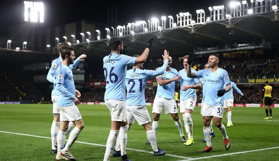  曼城客场大胜阿森纳，继续领跑英超积分榜